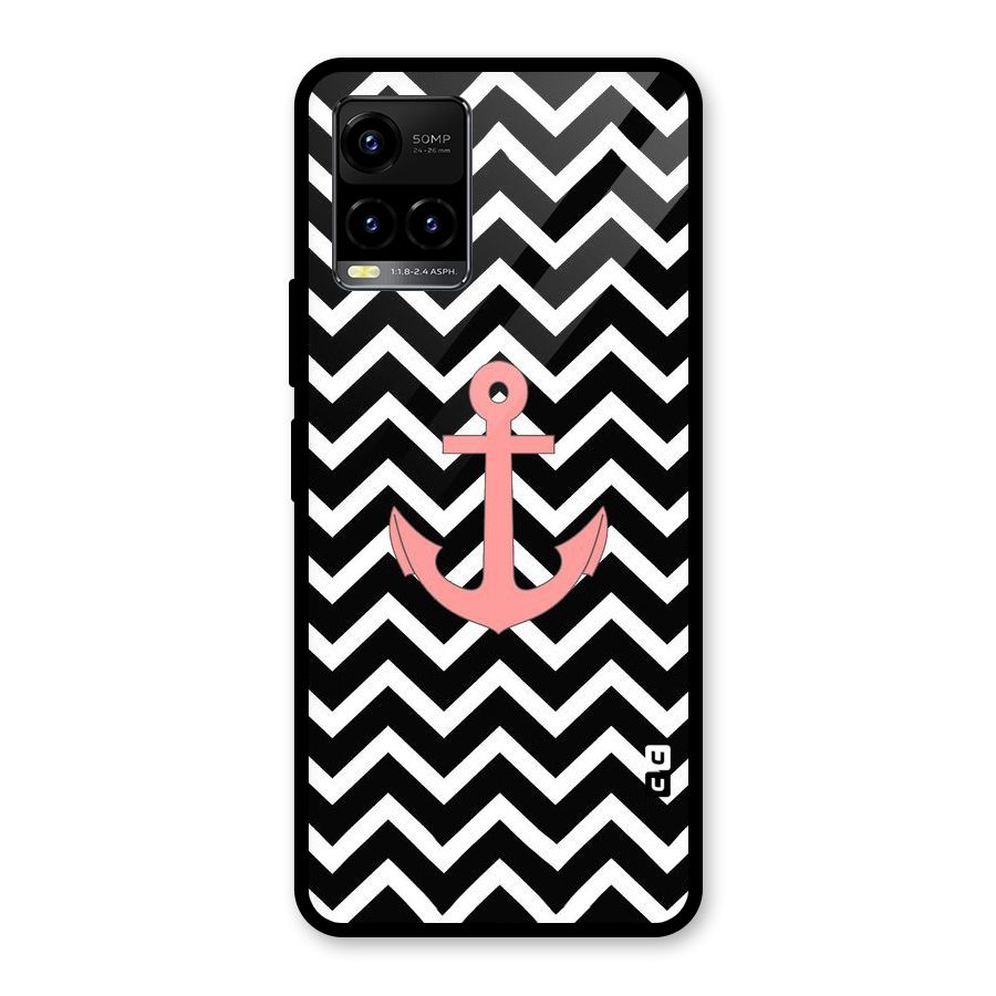 Pink Sailor Glass Back Case for Vivo Y21T