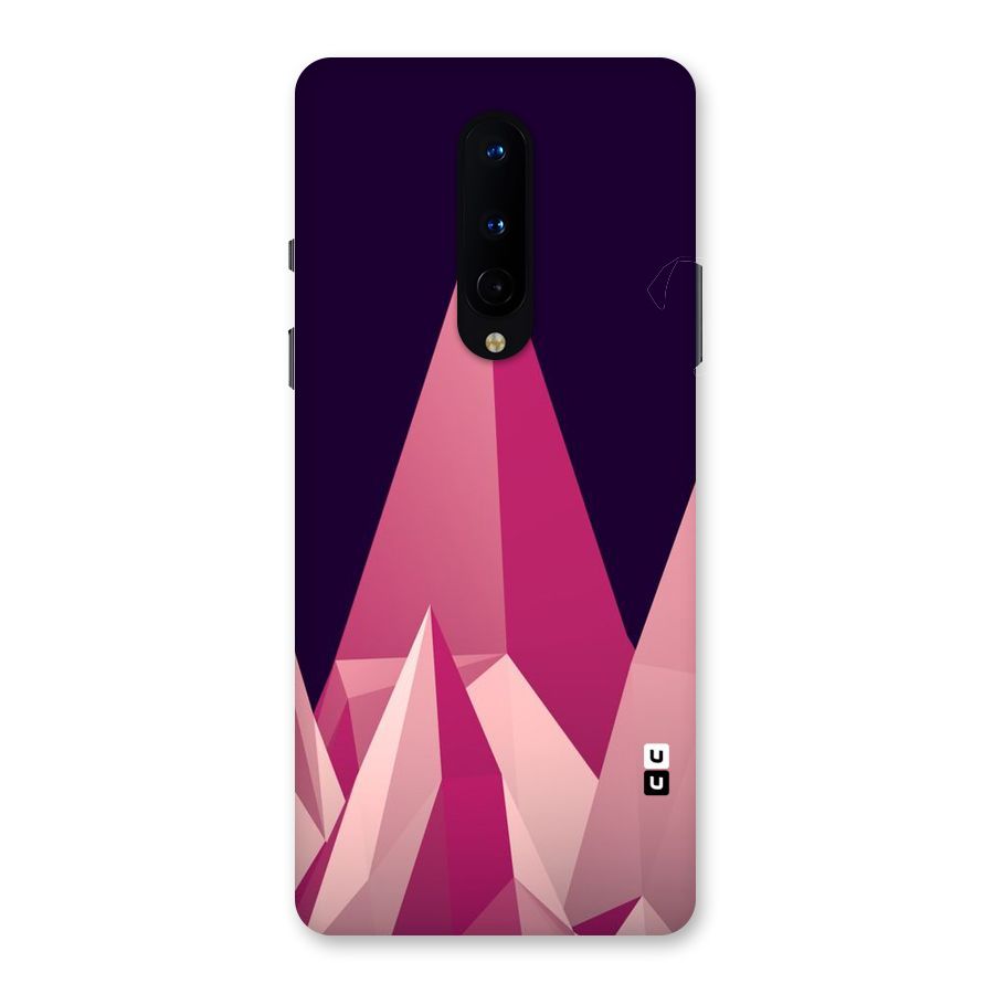 Pink Sharp Back Case for OnePlus 8