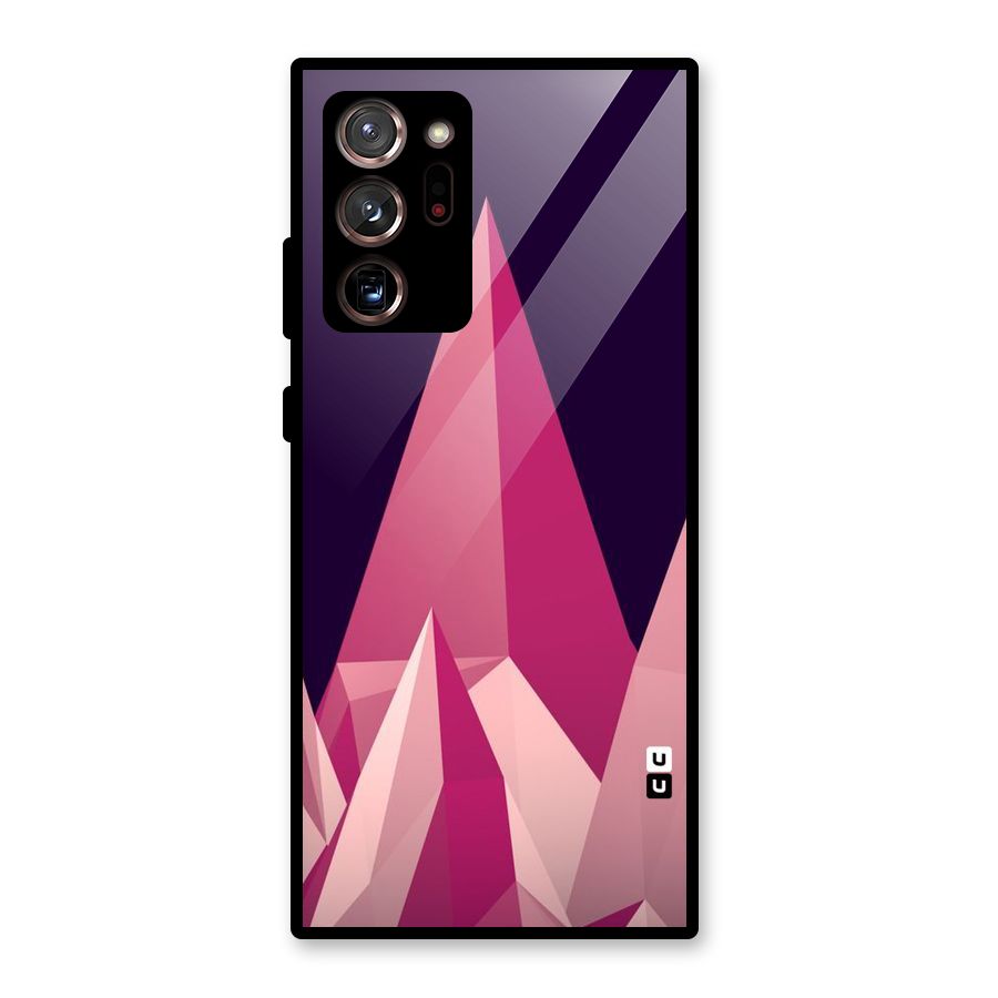 Pink Sharp Glass Back Case for Galaxy Note 20 Ultra 5G