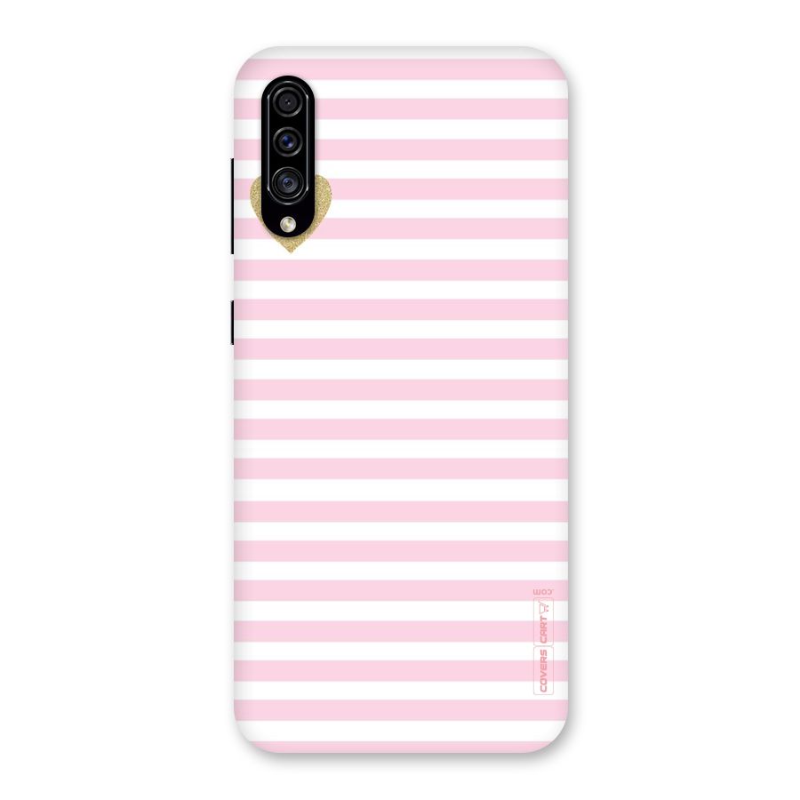 Pink Stripes Back Case for Galaxy A30s