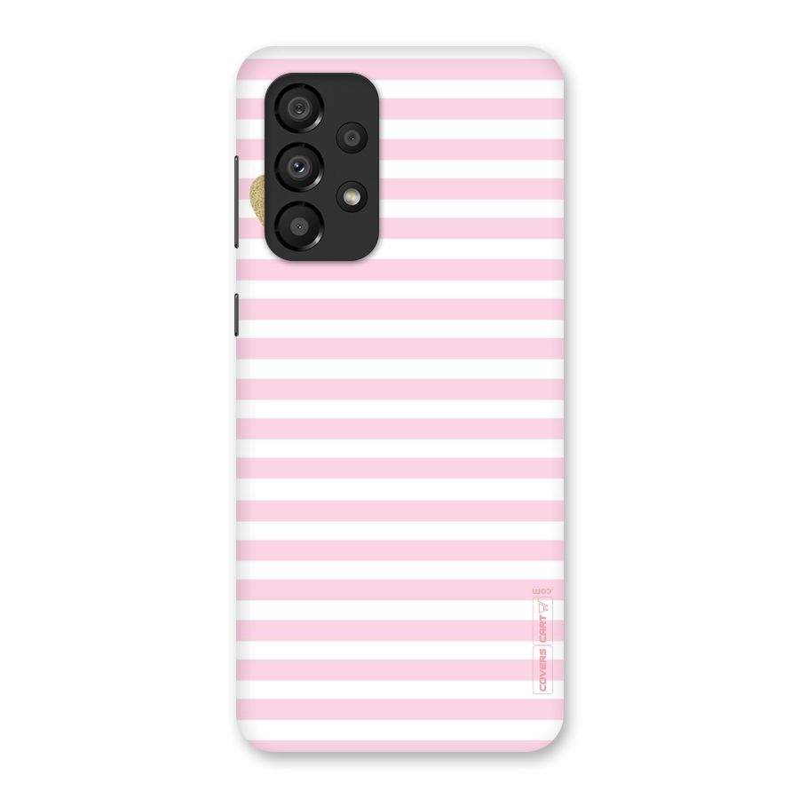 Pink Stripes Back Case for Galaxy A33 5G