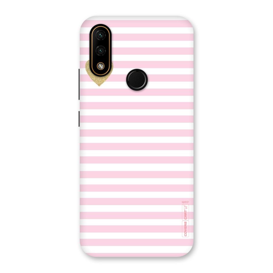 Pink Stripes Back Case for Lenovo A6 Note