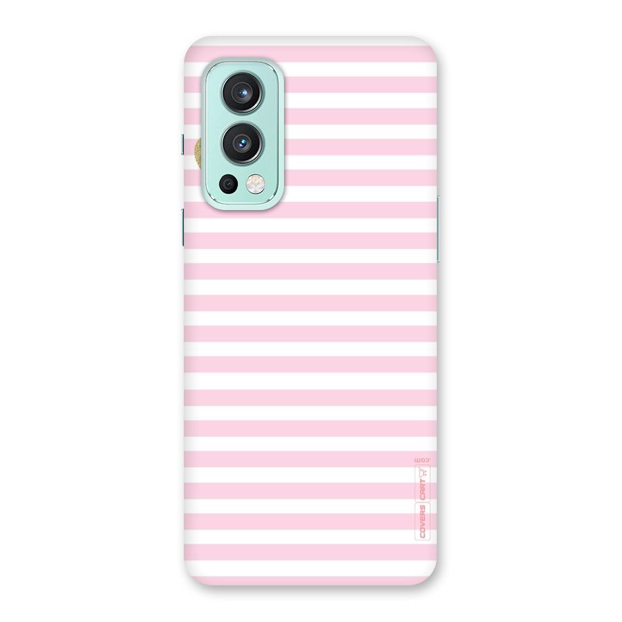 Pink Stripes Back Case for OnePlus Nord 2 5G