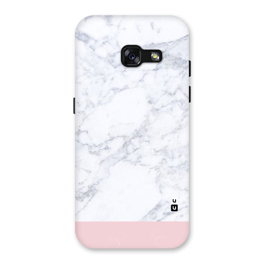 Pink White Merge Marble Back Case for Galaxy A3 (2017)