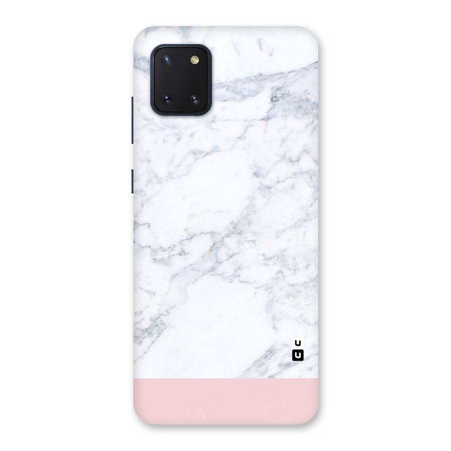 Pink White Merge Marble Back Case for Galaxy Note 10 Lite