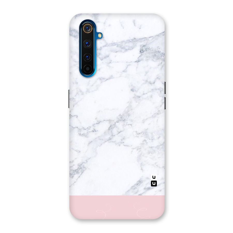 Pink White Merge Marble Back Case for Realme 6 Pro