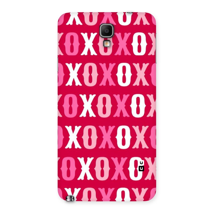 Pink White Xoxo Back Case for Galaxy Note 3 Neo