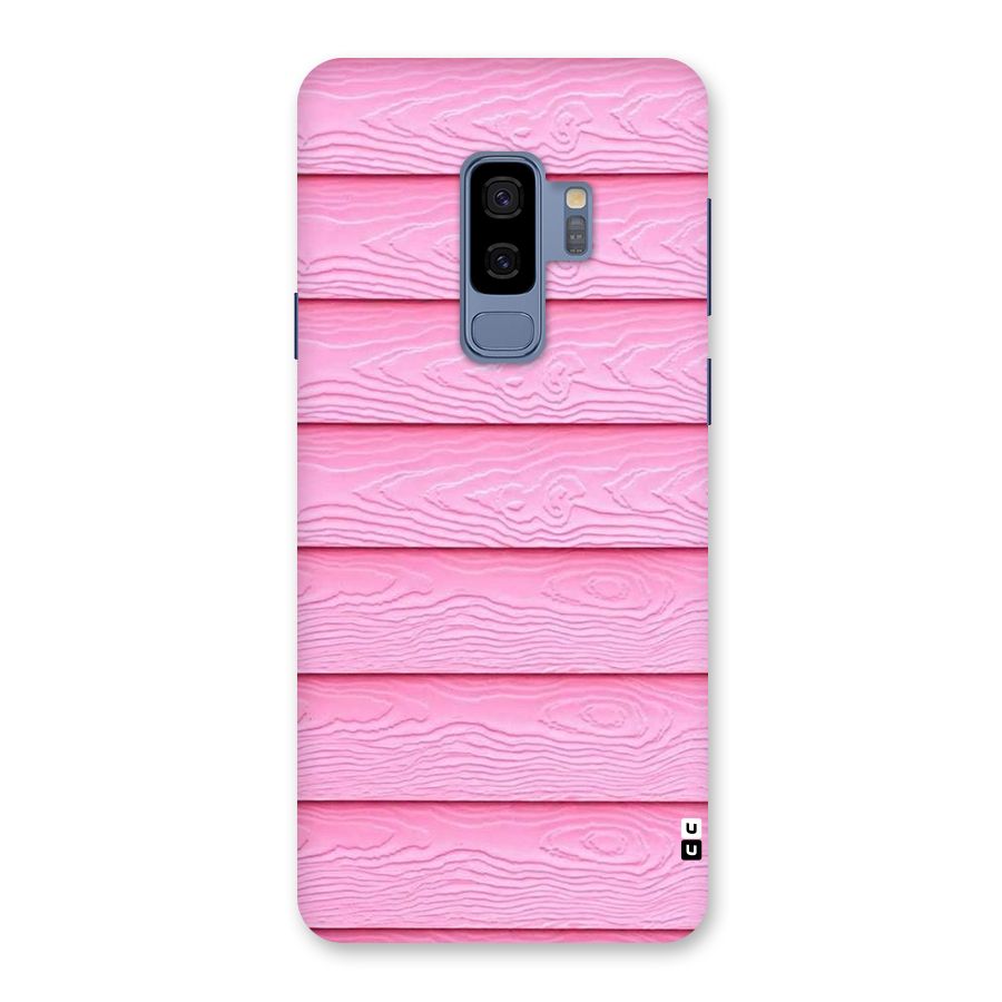 Pink Wood Back Case for Galaxy S9 Plus
