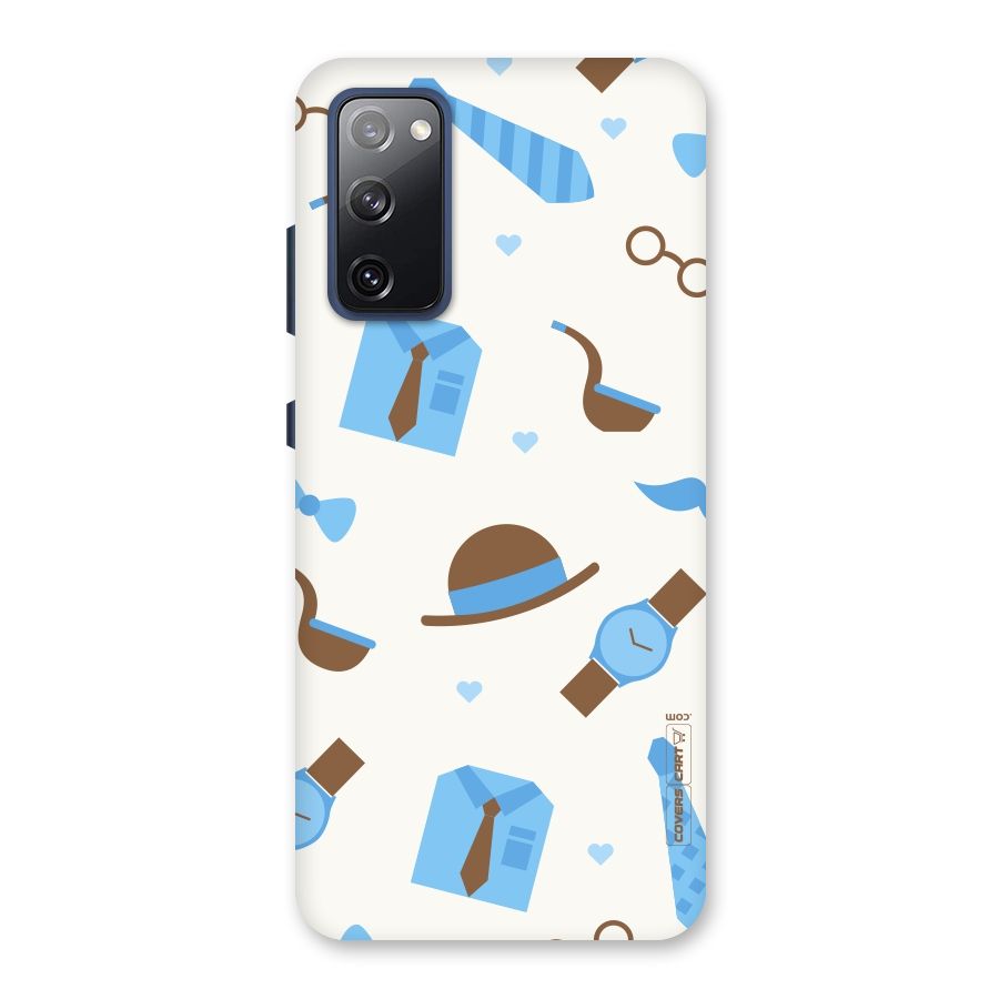 Pipe Hat Watch Pattern Back Case for Galaxy S20 FE