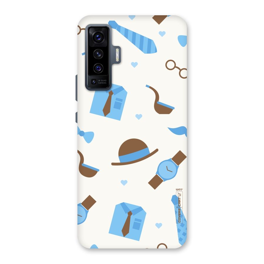 Pipe Hat Watch Pattern Back Case for Vivo X50