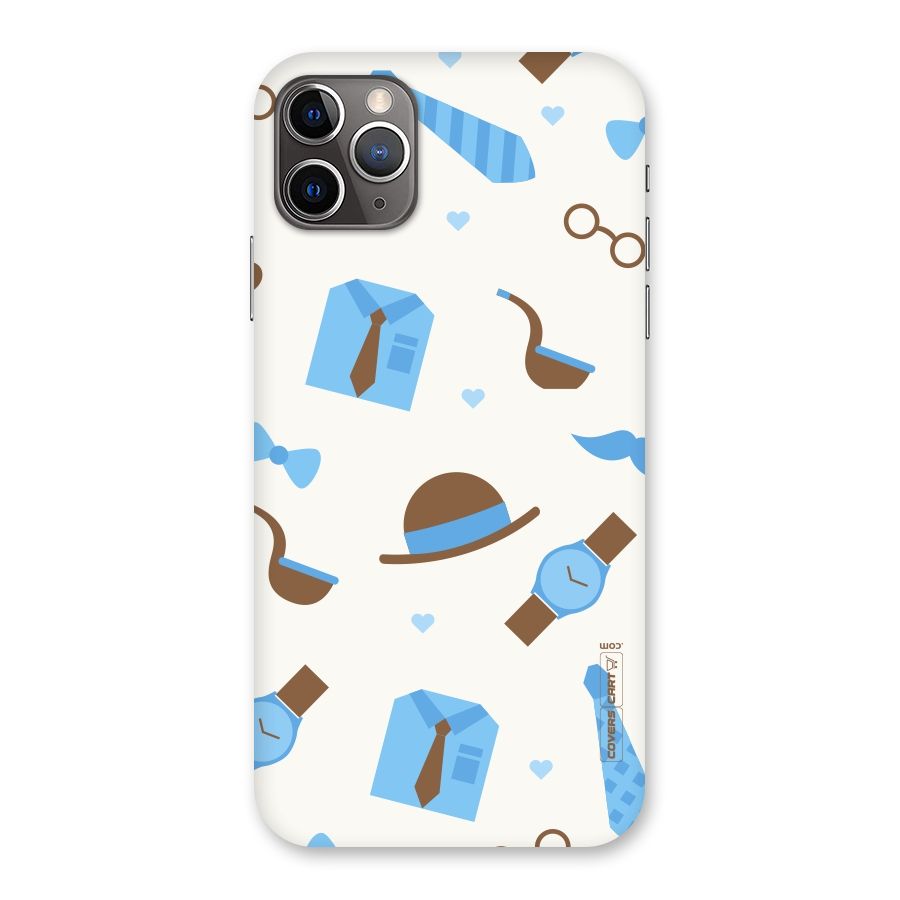 Pipe Hat Watch Pattern Back Case for iPhone 11 Pro Max