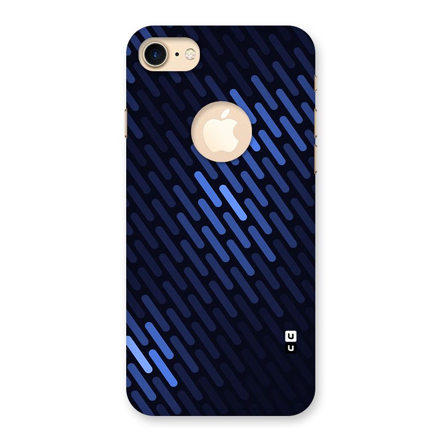 Pipe Shades Pattern Printed Back Case for iPhone 8 Logo Cut