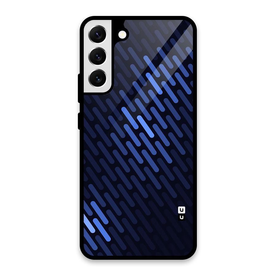 Pipe Shades Pattern Printed Glass Back Case for Galaxy S22 Plus 5G