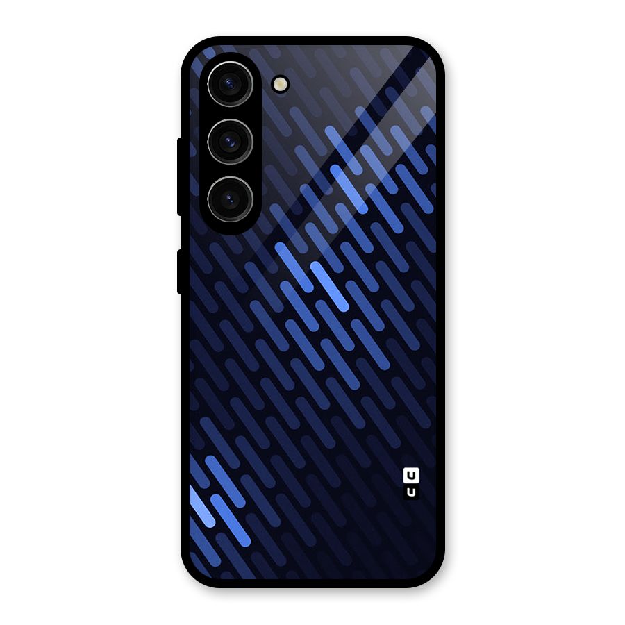 Pipe Shades Pattern Printed Glass Back Case for Galaxy S23