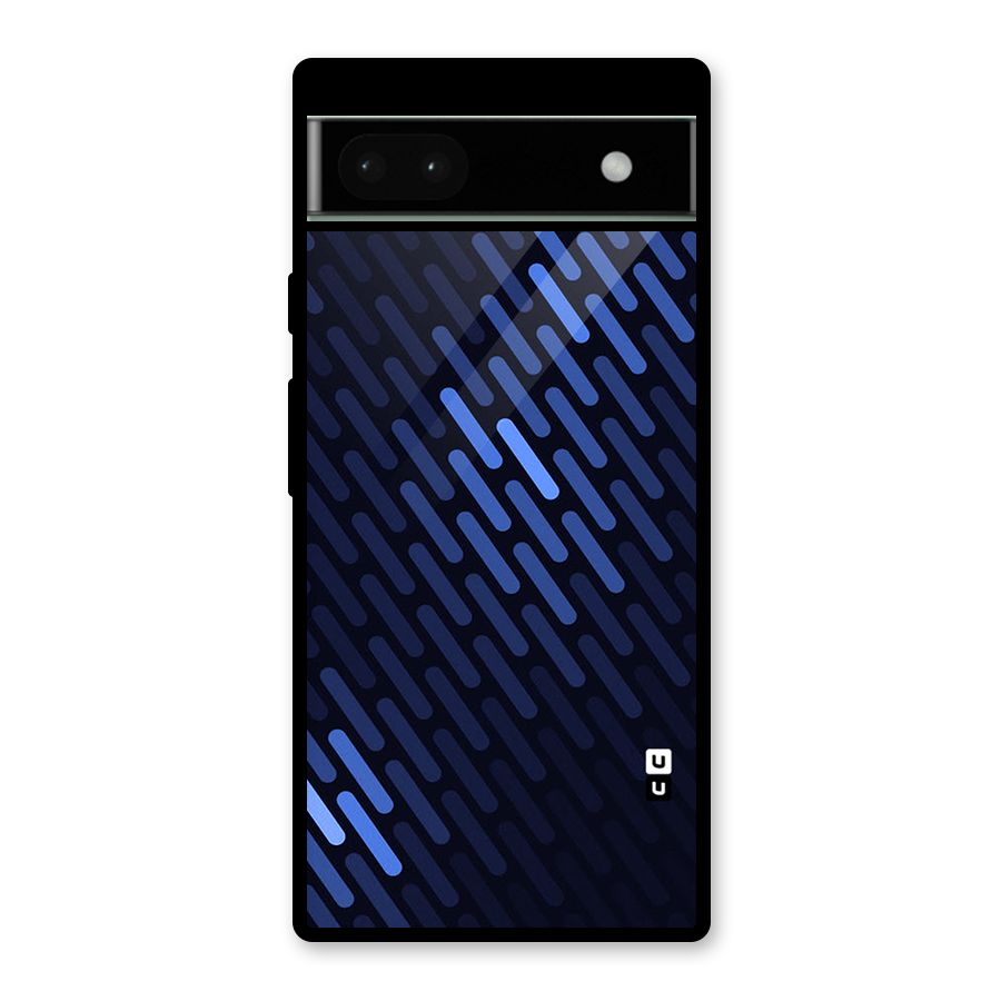 Pipe Shades Pattern Printed Glass Back Case for Google Pixel 6a