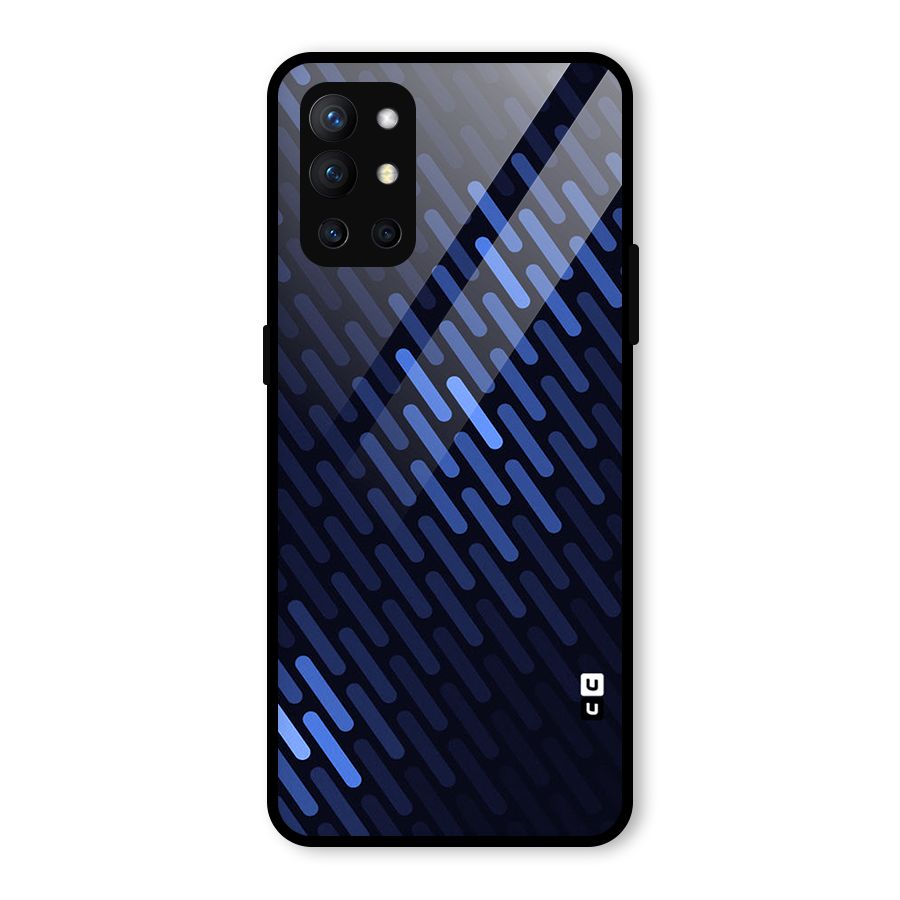Pipe Shades Pattern Printed Glass Back Case for OnePlus 9R