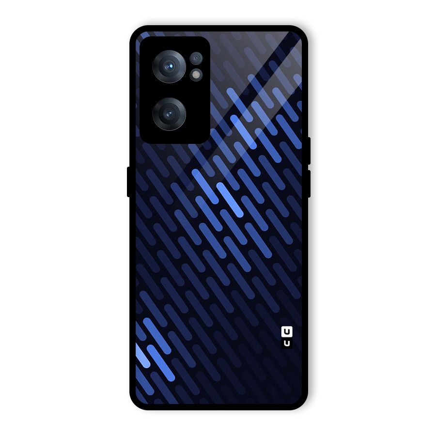 Pipe Shades Pattern Printed Glass Back Case for OnePlus Nord CE 2 5G