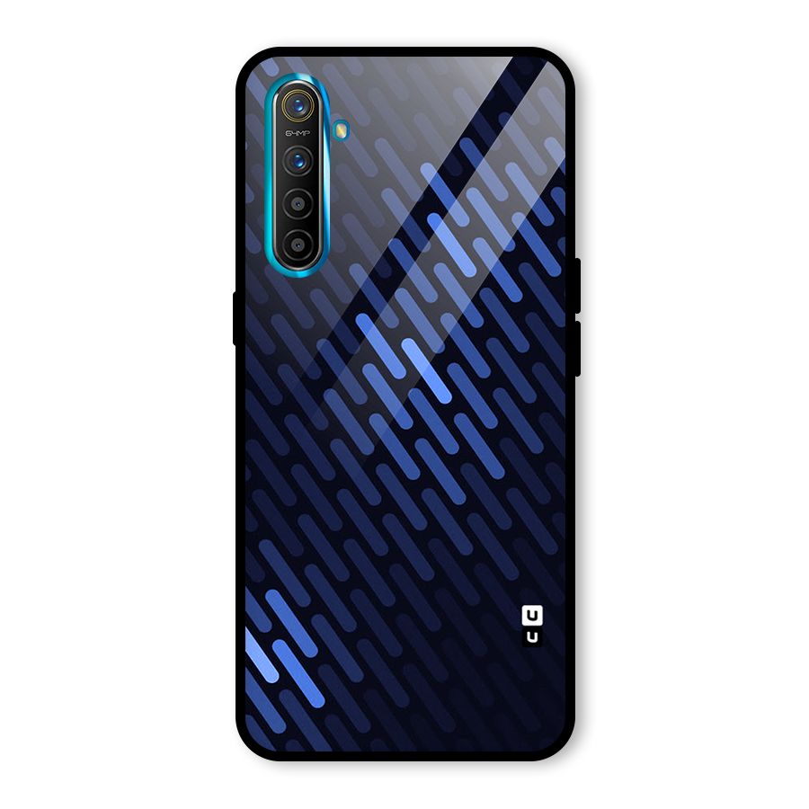 Pipe Shades Pattern Printed Glass Back Case for Realme X2