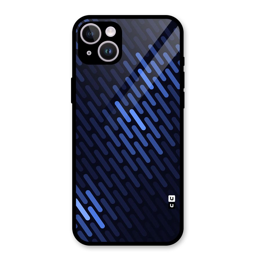 Pipe Shades Pattern Printed Glass Back Case for iPhone 14 Plus