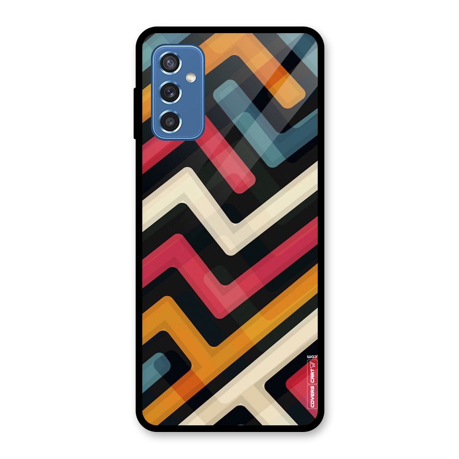 Pipelines Glass Back Case for Galaxy M52 5G