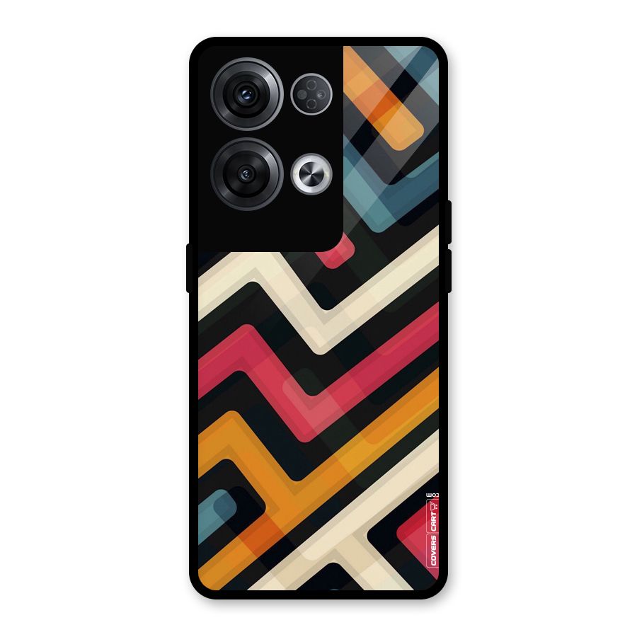 Pipelines Glass Back Case for Oppo Reno8 Pro 5G