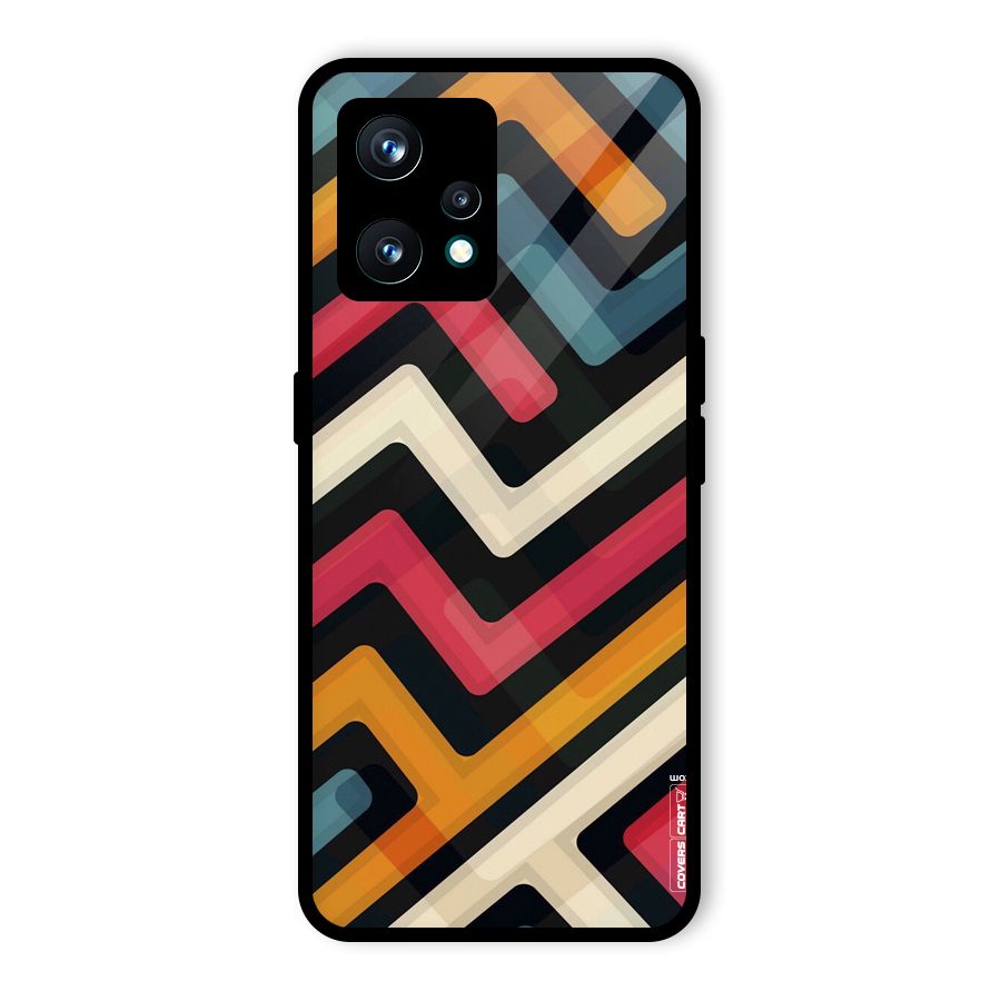 Pipelines Glass Back Case for Realme 9 Pro Plus 5G
