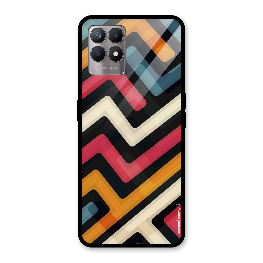 Pipelines Glass Back Case for Realme Narzo 50