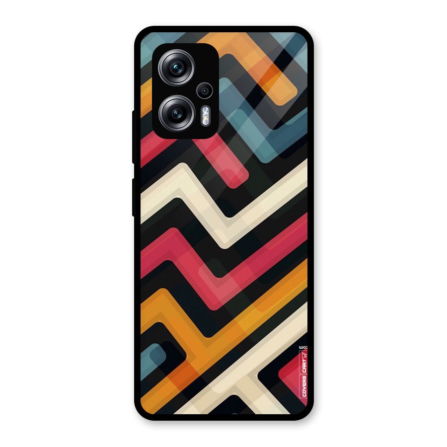 Pipelines Glass Back Case for Redmi K50i