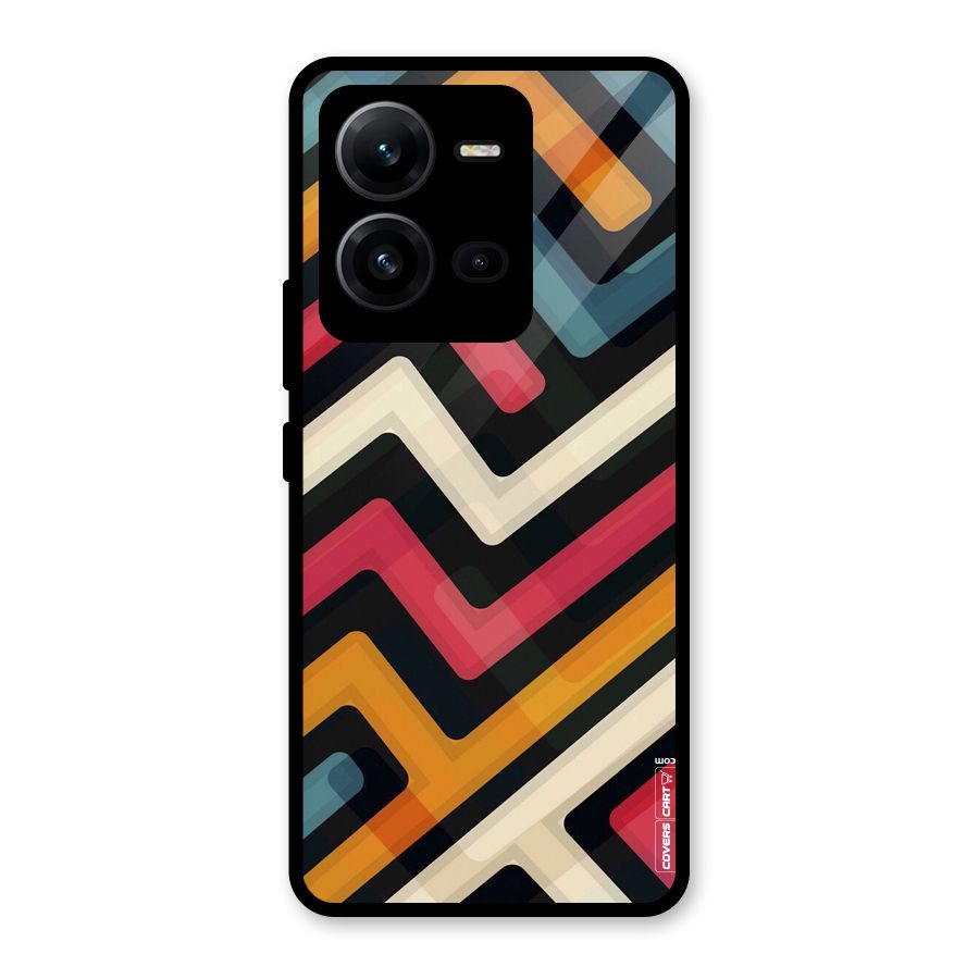 Pipelines Glass Back Case for Vivo V25