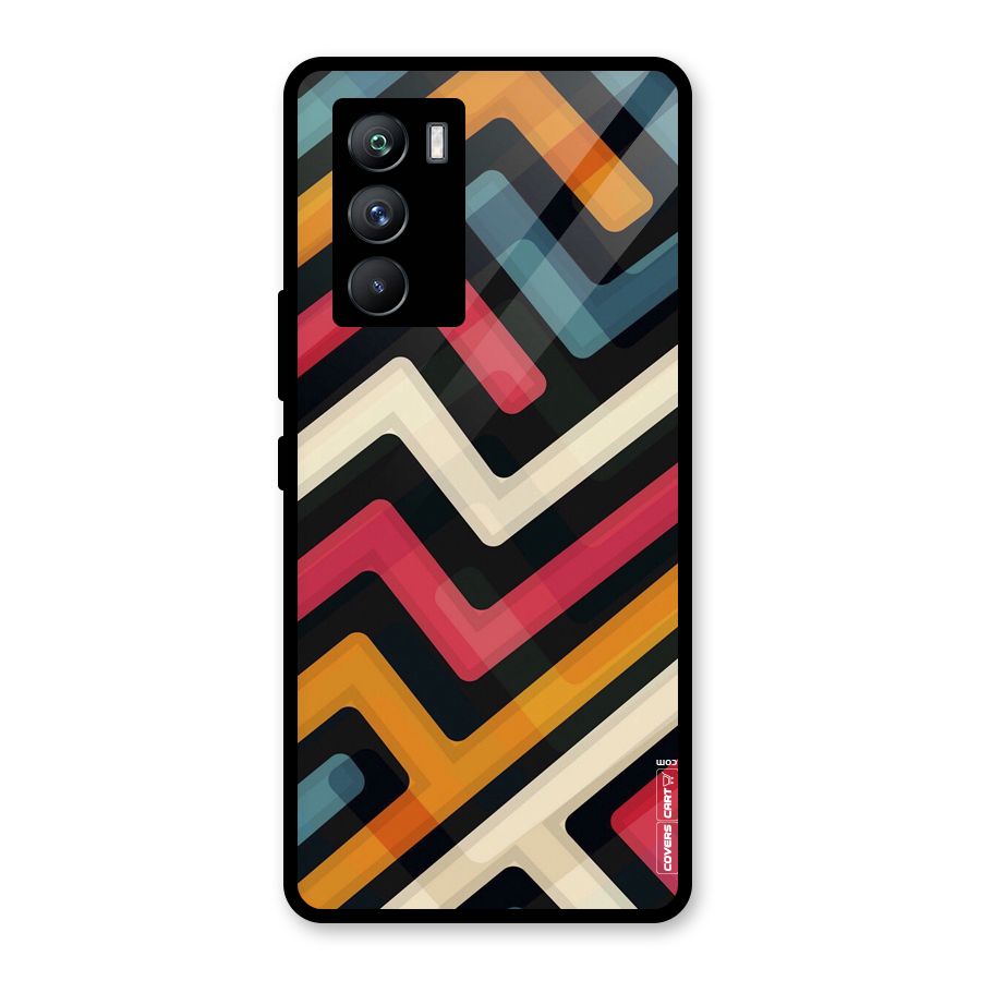 Pipelines Glass Back Case for Vivo iQOO 9 SE