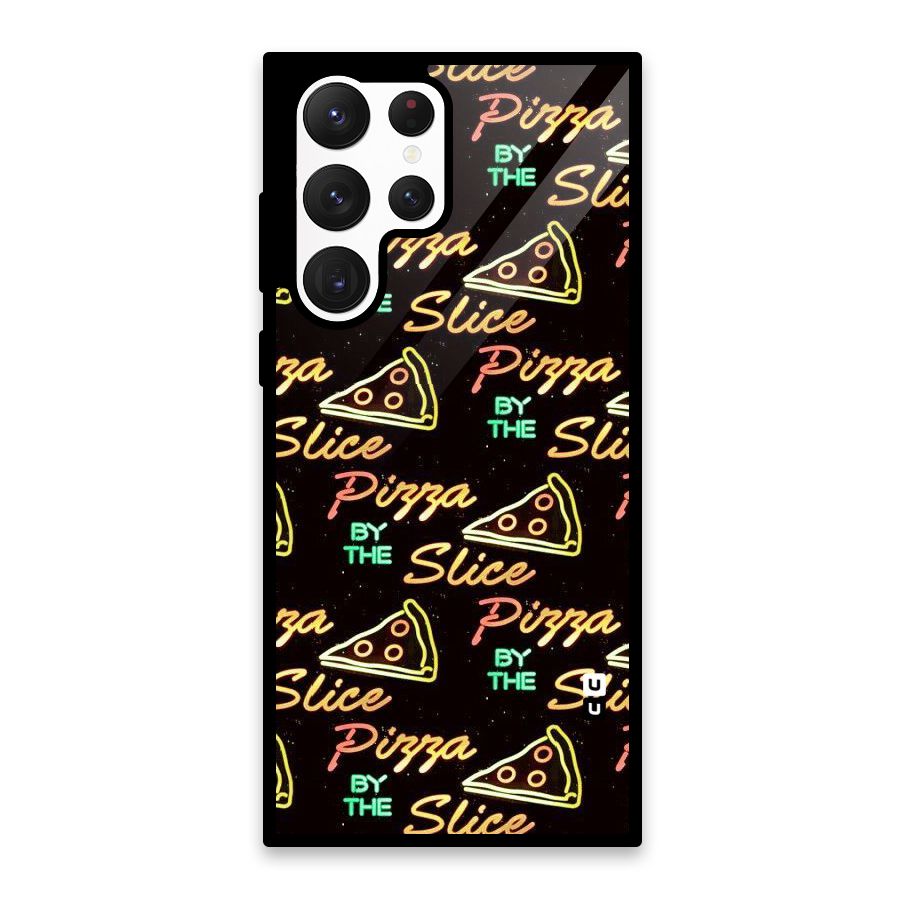 Pizza By Slice Glass Back Case for Galaxy S22 Ultra 5G
