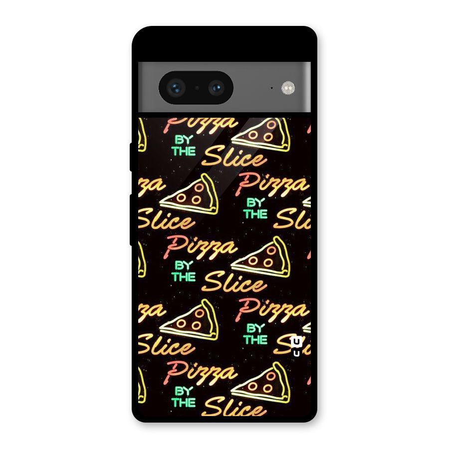 Pizza By Slice Glass Back Case for Google Pixel 7