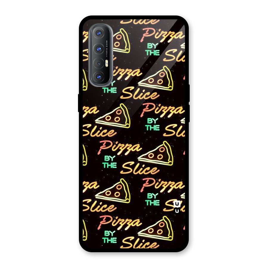 Pizza By Slice Glass Back Case for Oppo Reno3 Pro