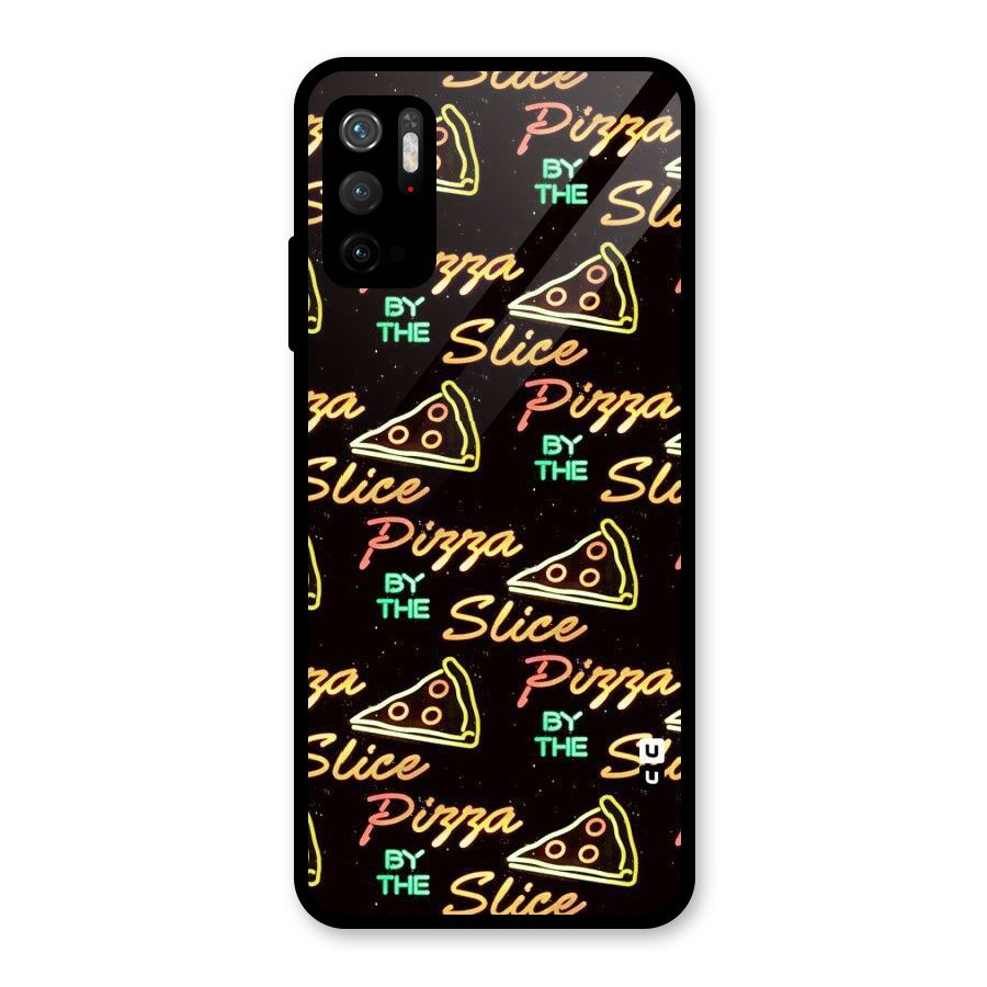 Pizza By Slice Glass Back Case for Poco M3 Pro 5G