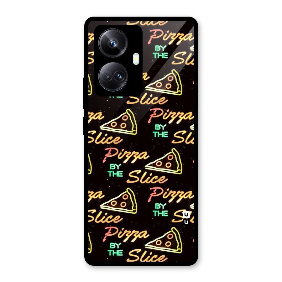 Pizza By Slice Glass Back Case for Realme 10 Pro Plus