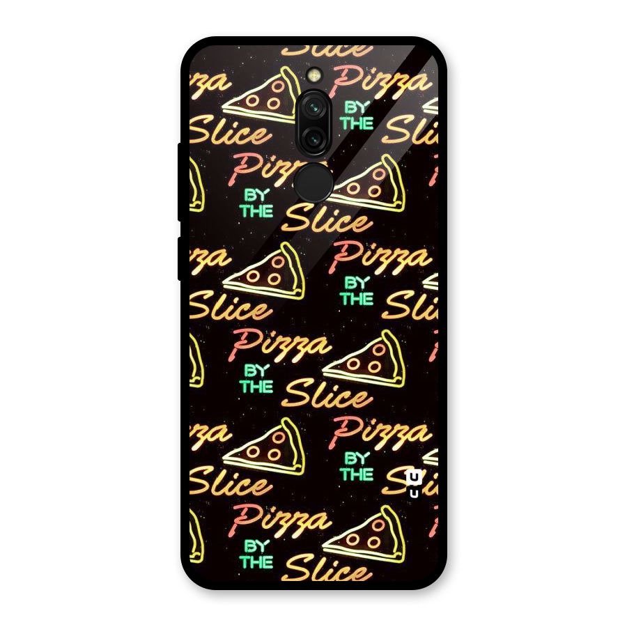 Pizza By Slice Glass Back Case for Redmi 8