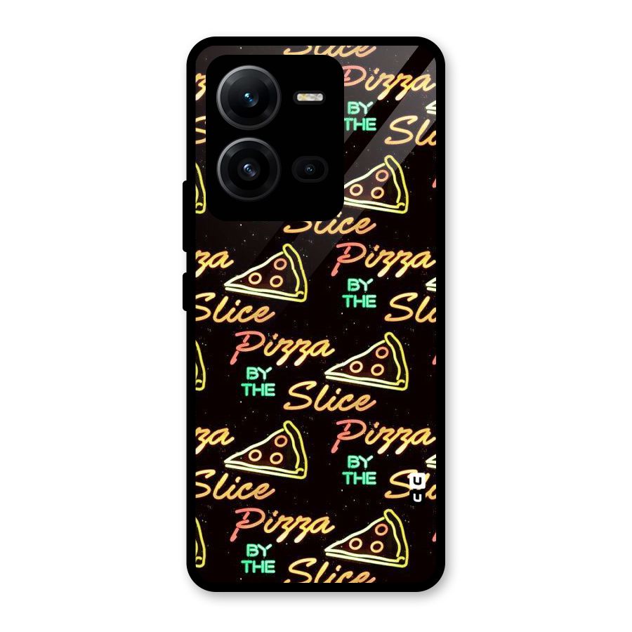 Pizza By Slice Glass Back Case for Vivo V25