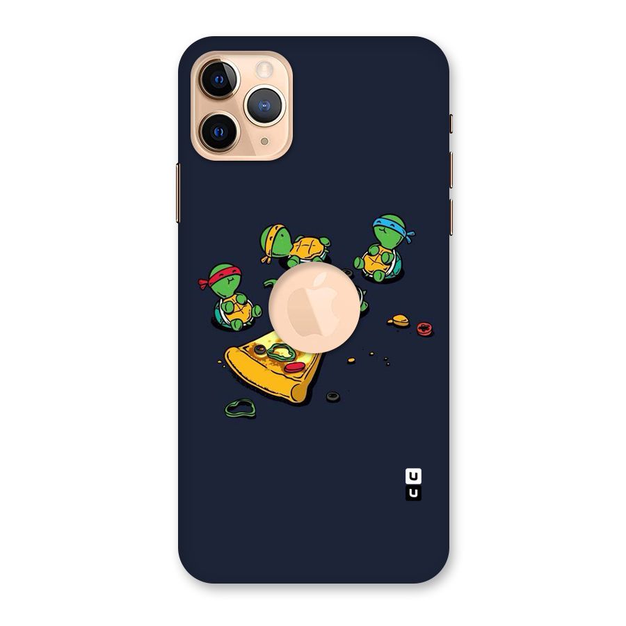 Pizza Overload Back Case for iPhone 11 Pro Max Logo Cut