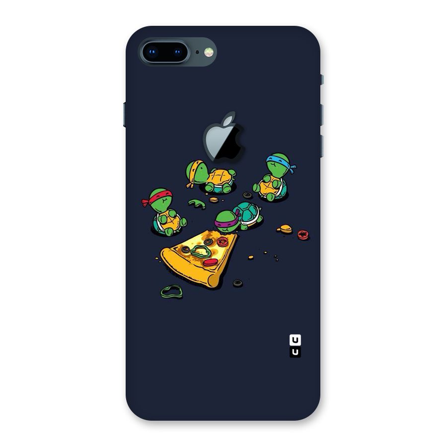 Pizza Overload Back Case for iPhone 7 Plus Apple Cut