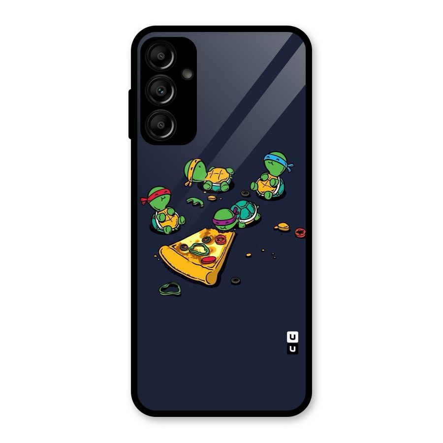 Pizza Overload Glass Back Case for Galaxy A14 5G