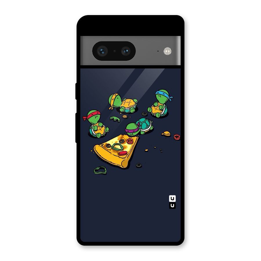 Pizza Overload Glass Back Case for Google Pixel 7