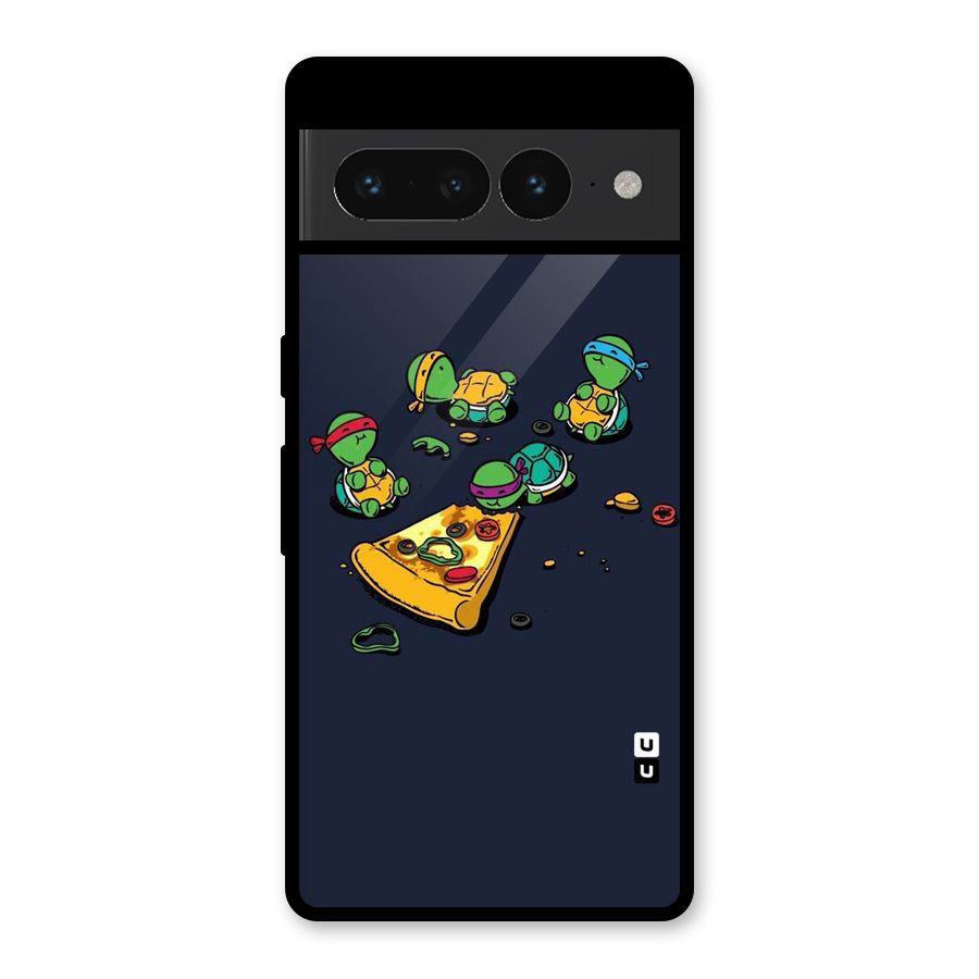 Pizza Overload Glass Back Case for Google Pixel 7 Pro