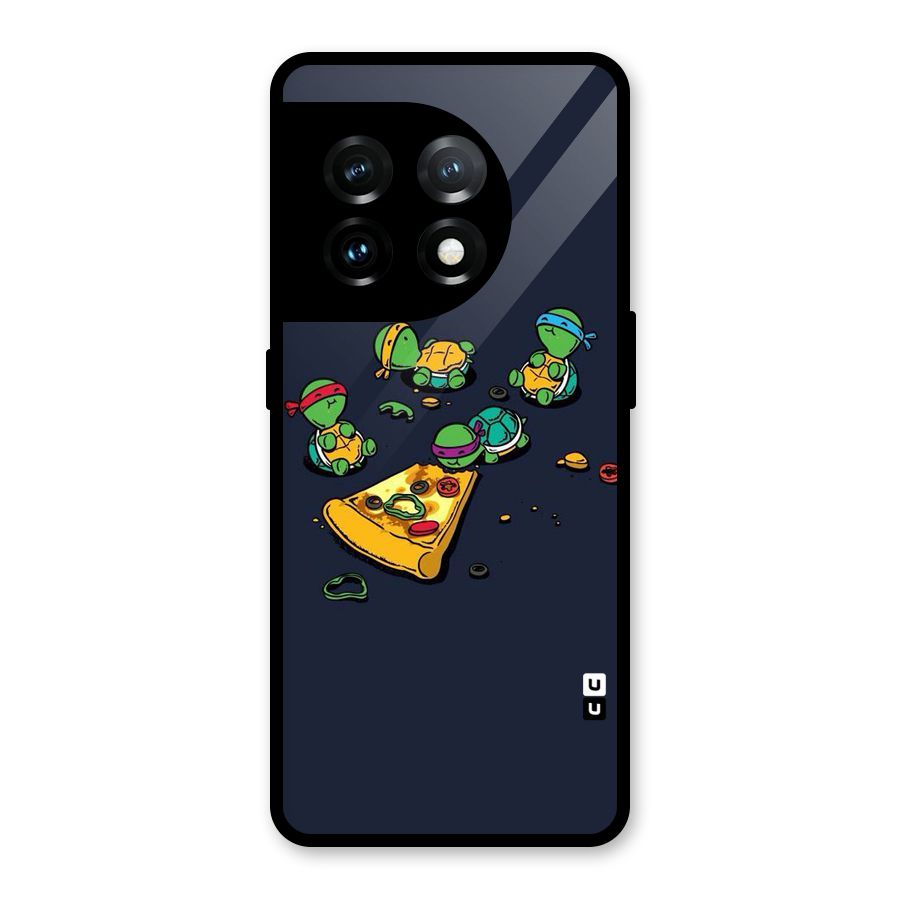 Pizza Overload Glass Back Case for OnePlus 11