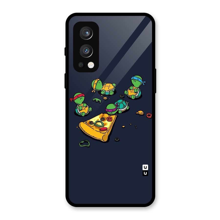 Pizza Overload Glass Back Case for OnePlus Nord 2 5G