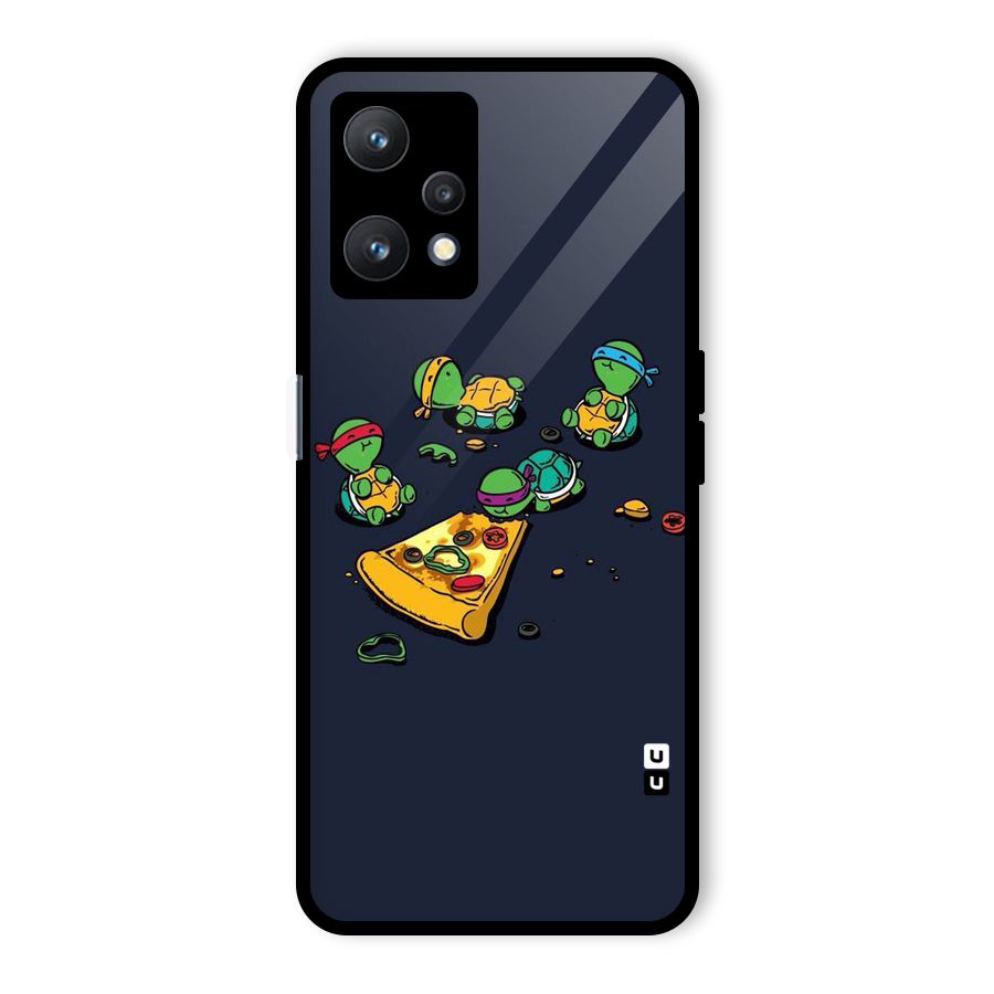 Pizza Overload Glass Back Case for Realme 9 Pro 5G