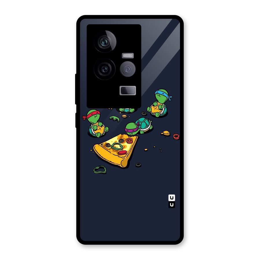 Pizza Overload Glass Back Case for Vivo iQOO 11 5G