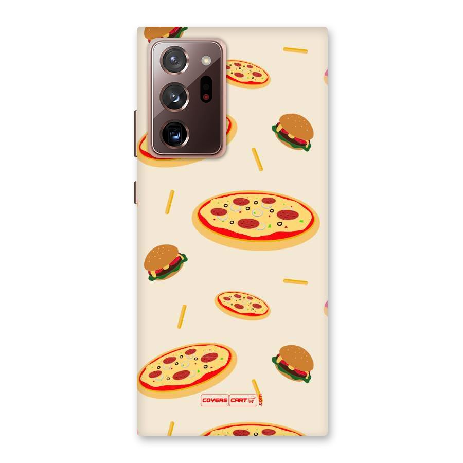 Pizza and Burger Love Back Case for Galaxy Note 20 Ultra