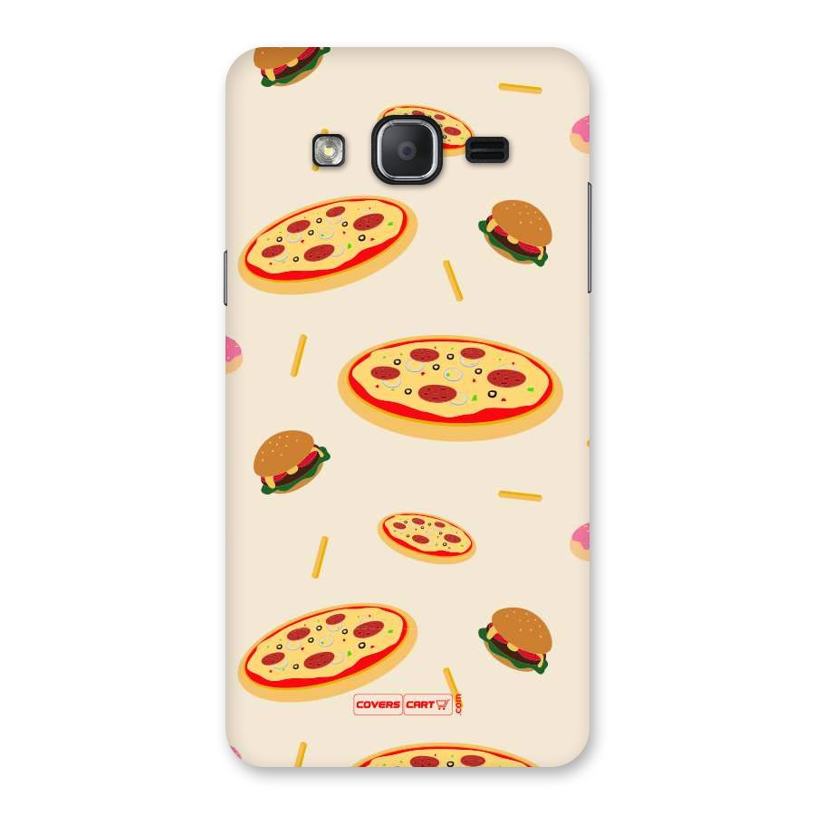 Pizza and Burger Love Back Case for Galaxy On7 2015