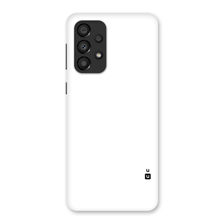 Plain White Back Case for Galaxy A33 5G
