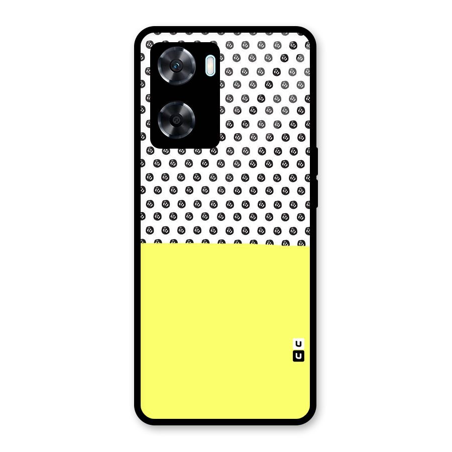 Plain and Pattern Glass Back Case for Oppo A77